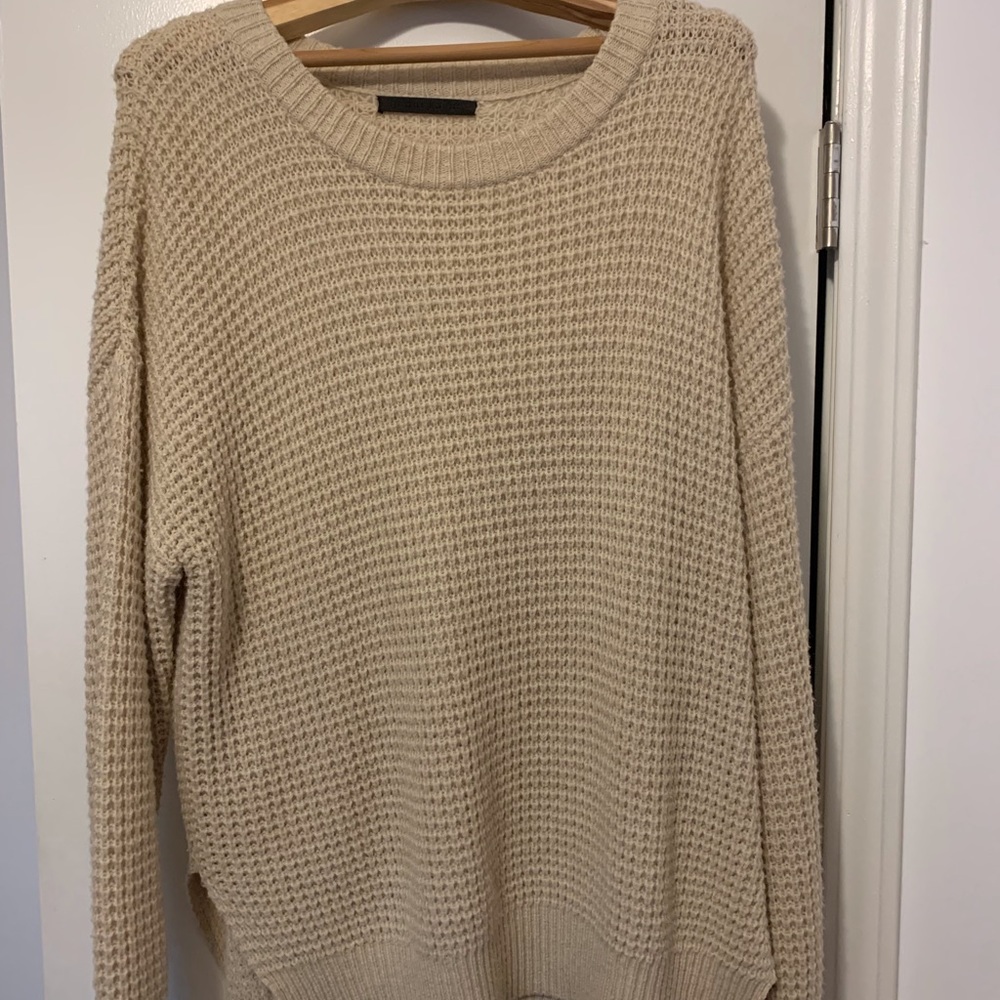 Jenni Kayne Cameau Seattle Wool & Camel Hair Blend Crewneck